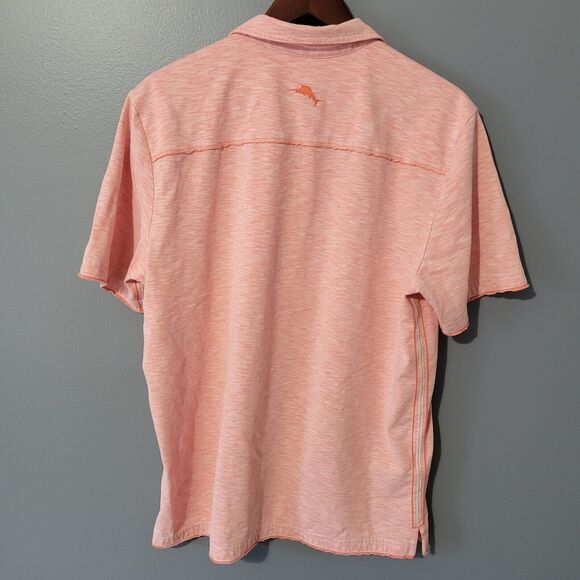 Tommy Bahama Island Zone Polo Shirt Mens Size L UPF 30 Short Sleeve Made in Peru - Picture 2 of 11